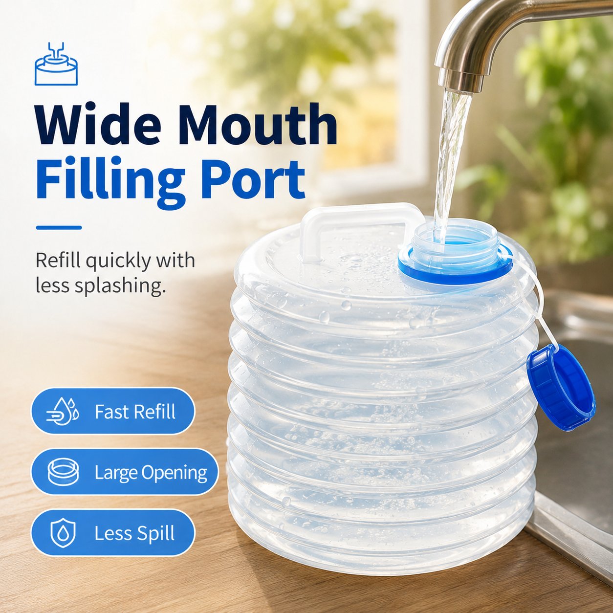 🔥Foldable Water Container with Spigot