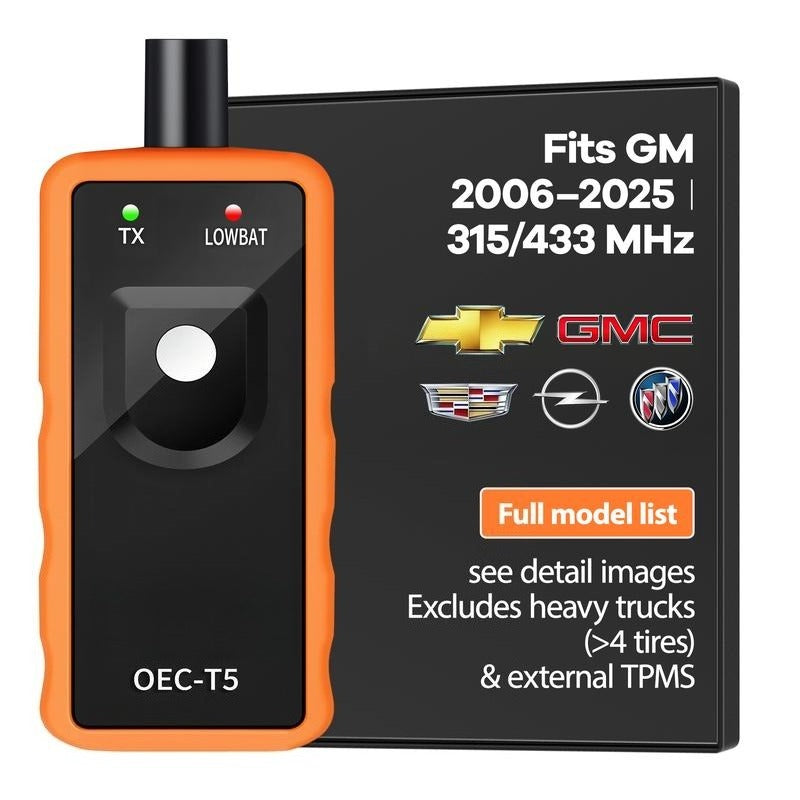2-in-1 TPMS Relearn Reset Tool - GM & Ford Tire Sensor Activator