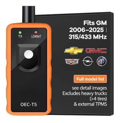 2-in-1 TPMS Relearn Reset Tool - GM & Ford Tire Sensor Activator