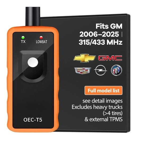 2-in-1 TPMS Relearn Reset Tool - GM & Ford Tire Sensor Activator