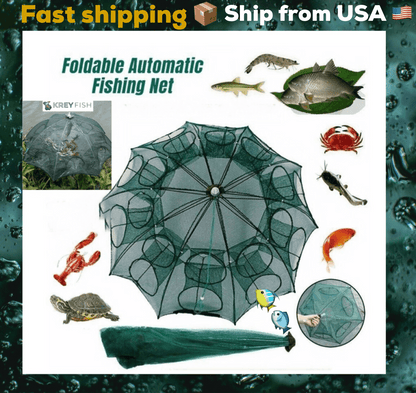 Automatic Foldable Strengthened Fish Catcher