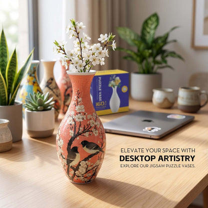 3D Puzzle Vase for Adults, Jigsaw Puzzle Vase for Flower