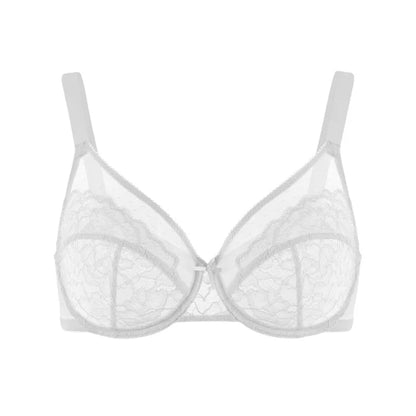 🔥2025 HOT SALE-49% OFF🔥 Floral Lace Plus Size Underwire Unlined Unpadded Full Coverage Bra