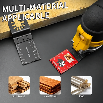 Japanese-Tooth Oscillating Multi-Tool Blades — Universal Quick-Fit