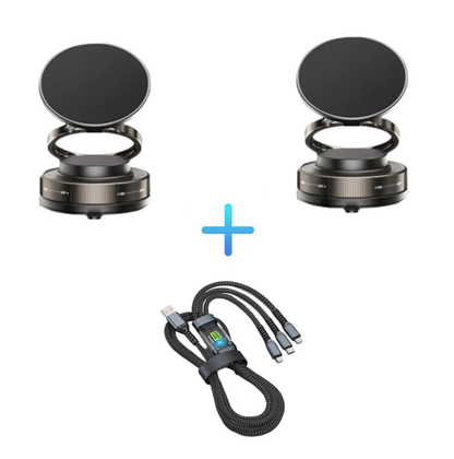🔄360° Adjustable Vacuum Magnetic Phone Holder📱🚗