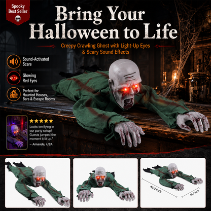 Halloween Horror Model Crawling Ghost