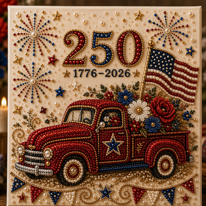 🇺🇸 USA 250th Anniversary DIY Pearl Painting Kit ✨❤️‍🔥