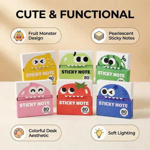 Transparent Pull-Out Sticky Notes (12 Boxes, 960 Sheets Total)
