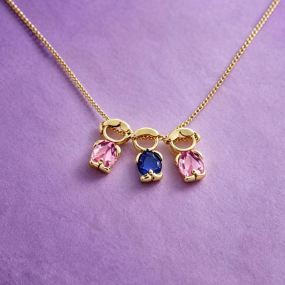 💖Children Birthstone Necklace Boy & Girl Charm Necklace
