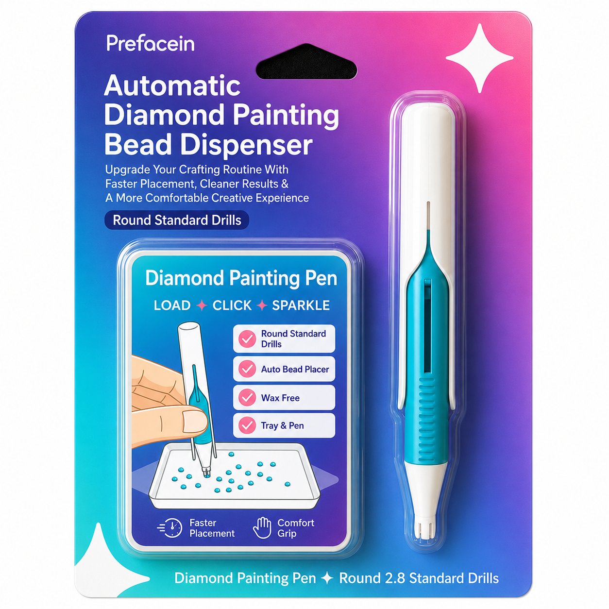 💎 Automatic Diamond Painting Bead dispenser