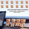 (🔥LAST DAY SALE- 49% OFF) Shaking Feet Wooden Doll - Sways with 12 Pcs Magnetic Expressions