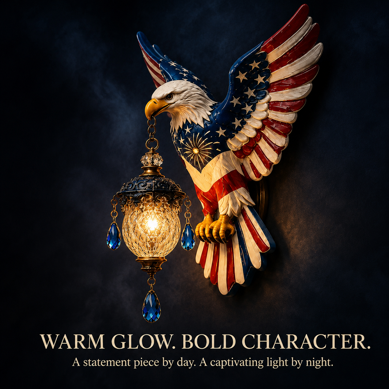 🦅American Freedom Eagle Pendant Wall Light – Unique Gift for Patriots🎁