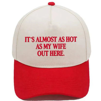 🧢Funny "Almost As Hot As My Husband" Embroidered Hat