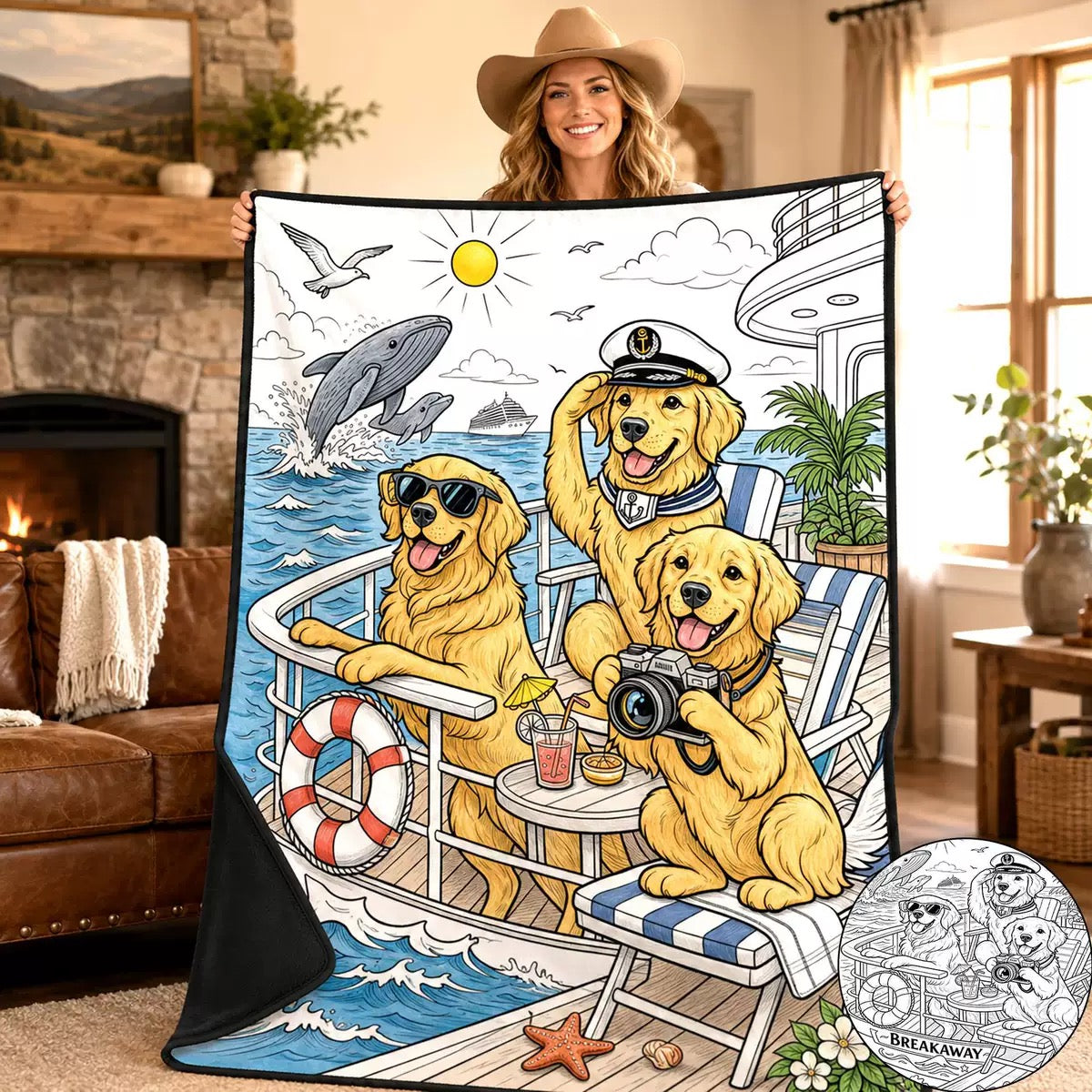 Coloring Blanket🖍️ Color It. Wash It. Repeat It! 🔄✨