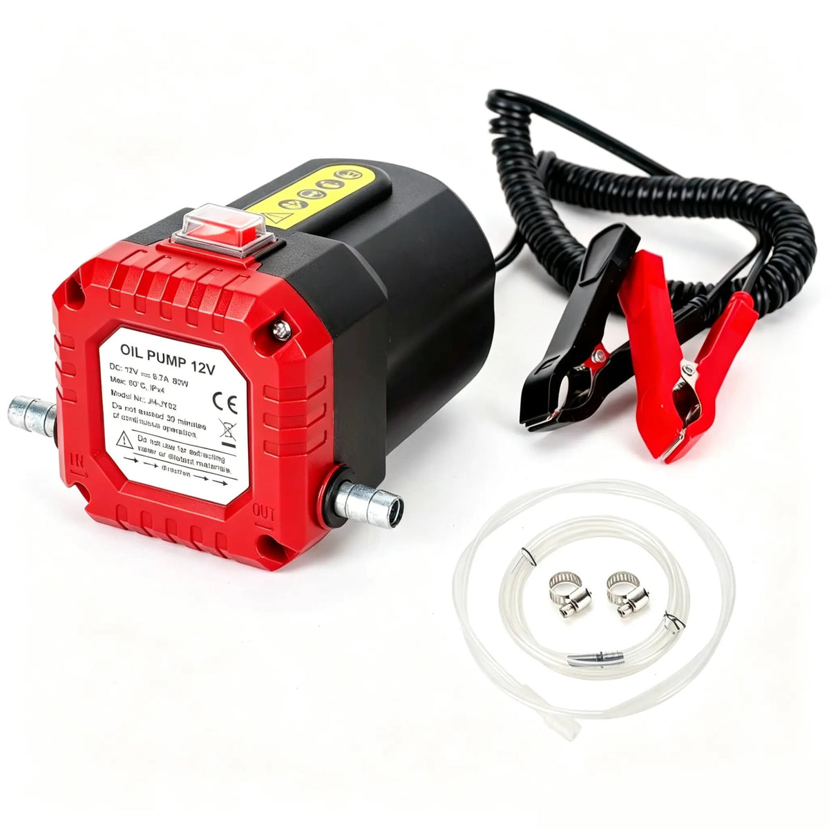 🛢️12V 80W Oil Extractor Pump | Portable Fluid Transfer Pump