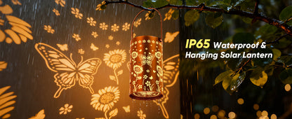 🔥HOT SALE 49% OFF-🌞Colorful Sunflower Glow Solar Garden Lantern
