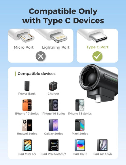 Powerful USB C Phone Fan