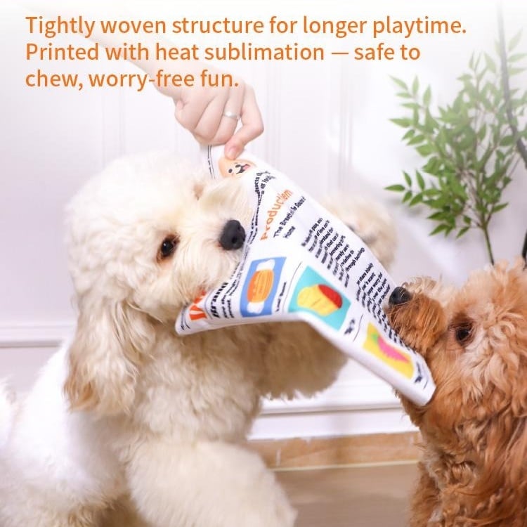 Interactive Newspaper Dog Toy