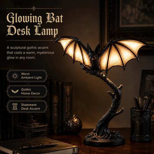 🦇✨ Halloween Glowing Magic Bat Table Lamp