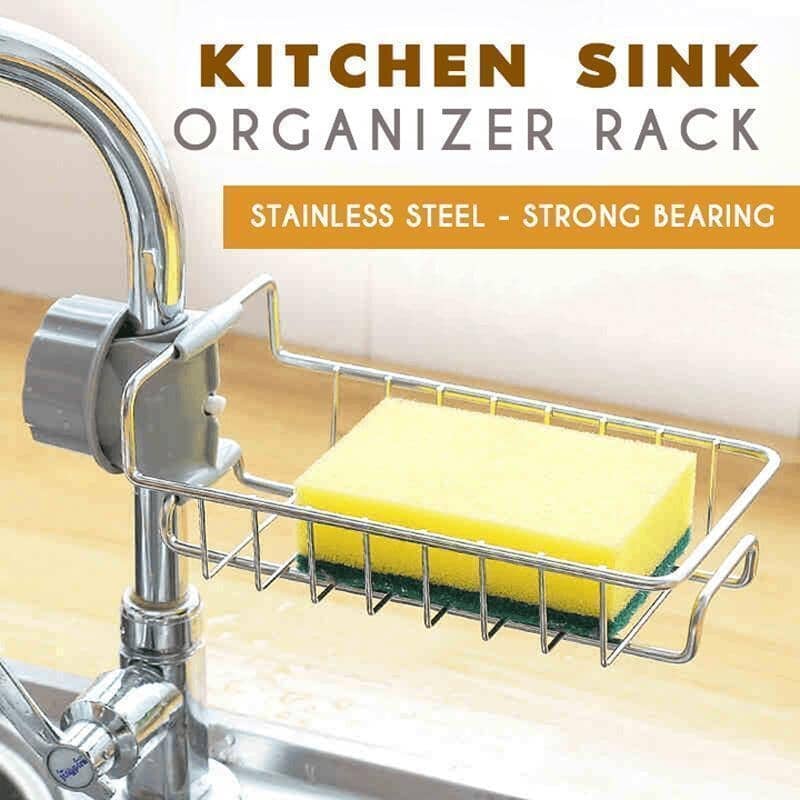 Stainless Steel Kitchen Sink Organizer Rack