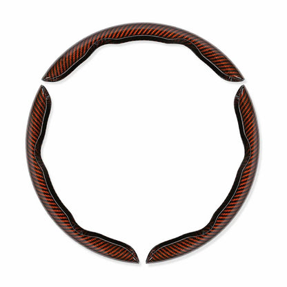 🎉Non-Slip Half Cover Car Steering Wheel Protector | Easy Clip On Installation