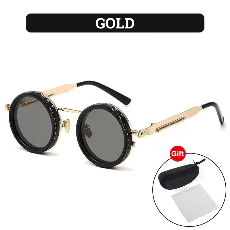 🔥Last Day Discount 49% Off🔥Adjustable Tint Rounded Polarized Lenses Retro Sunglasses