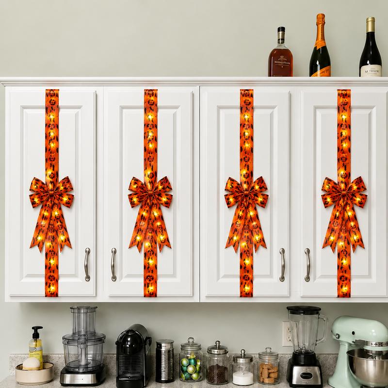 🎃LED Lantern Halloween Bow-2 Pack