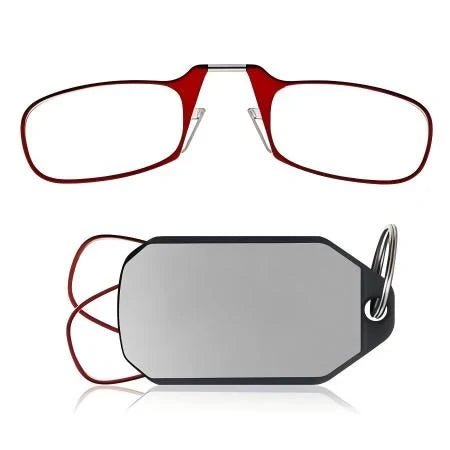 🔥Slim Folding Keychain Reading Glasses - Clips Anywhere, Reads Anytime🔑