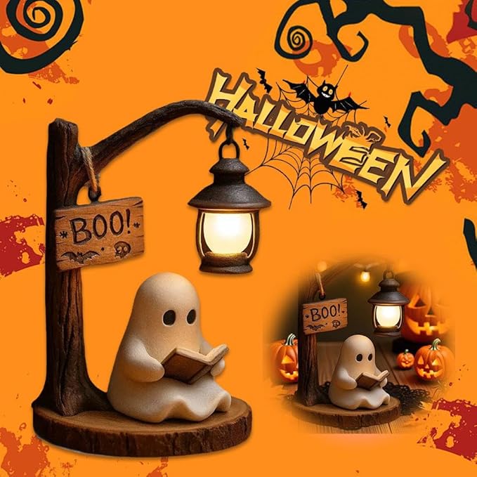 🔥 49% OFF - 👻📖Cute Spirit Reading Lantern - BOO!