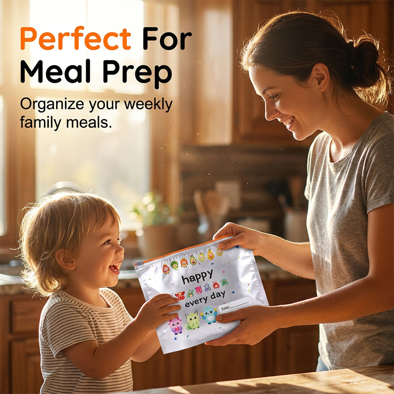 Keep Food Fresh Instantly! Airtight Aluminum Foil Storage Bags