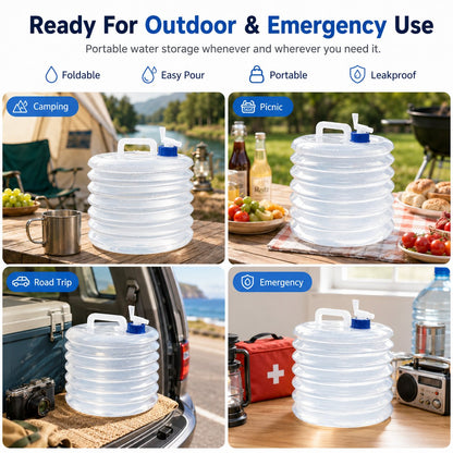 🔥Foldable Water Container with Spigot