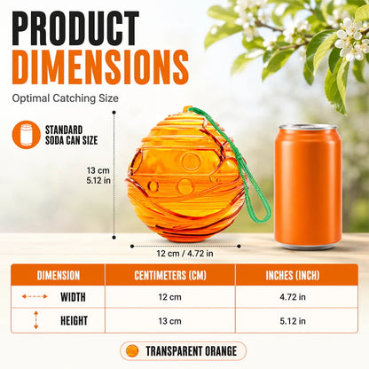 Outdoor Eco Reusable Wasp & Hornet Trap, Chemical Free Hanging Insect Catcher