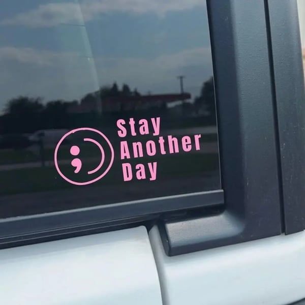 🔥LAST DAY 50% OFF - 🎗️Share Pack❤️ SAD Mental Health Awareness Car Decal (Set of 3)