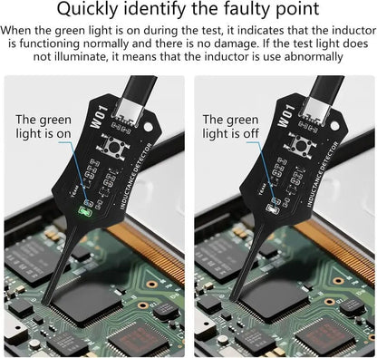 Type-C Inductance Tester Motherboard Coil Tester, Electronic Circuit Board Inductor Detector