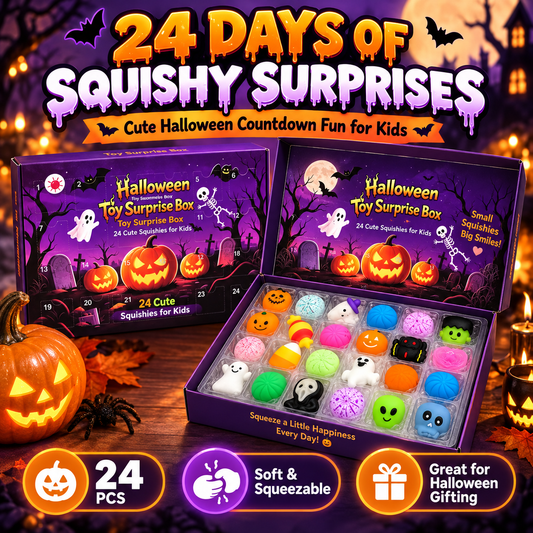 🔥24-Piece Halloween Squishy Surprise Box