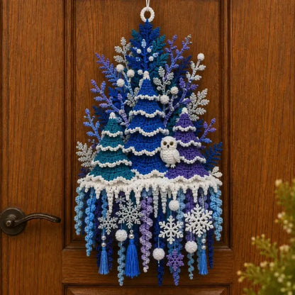 🧶 DIY Seasonal Crochet Door Hanger Kit – 6 Handmade Holiday Designs for Year-Round Home Decor