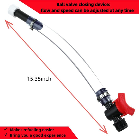 Deluxe Racing Fuel Hose with Ball Valve Shut Off⛽