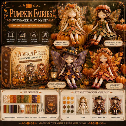 🔥LAST DAY 50% OFF - 🧚A Fairy Tale You Can Stitch – DIY Patchwork Fairy Doll Collection🧵Buy 2 Free Shipping