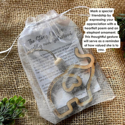 🔥LAST DAY 49% OFF - 🐘Friendship gift • sisterhood elephant