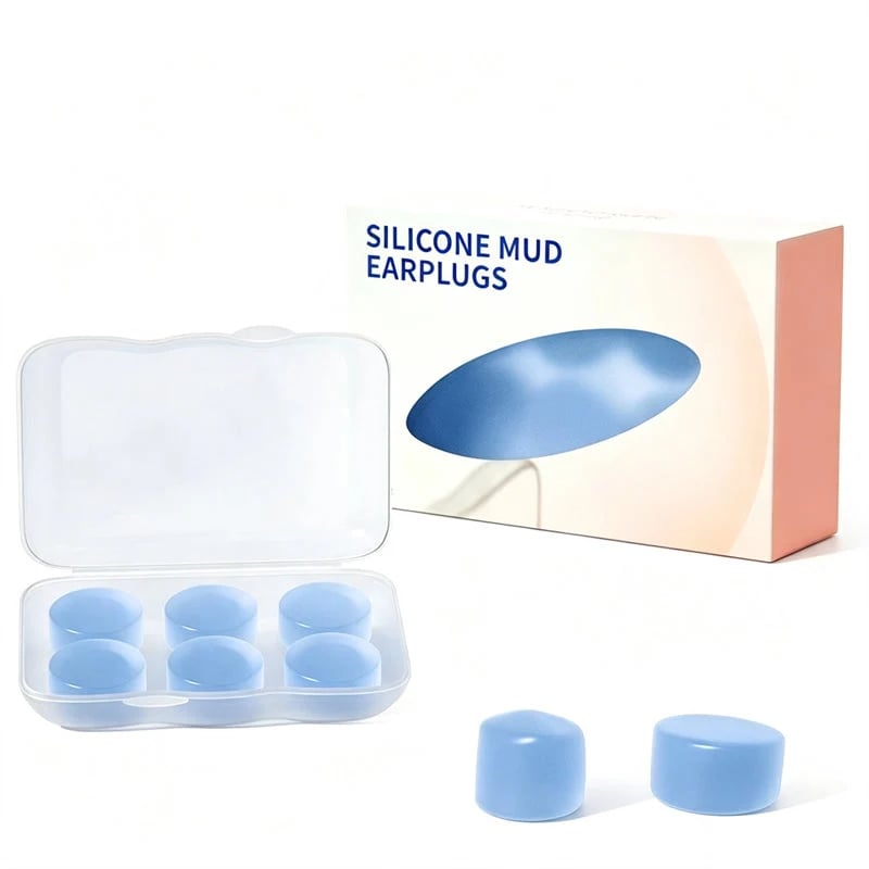 💥Buy 1 get 1 free💕Moldable Silicone Mud Earplugs
