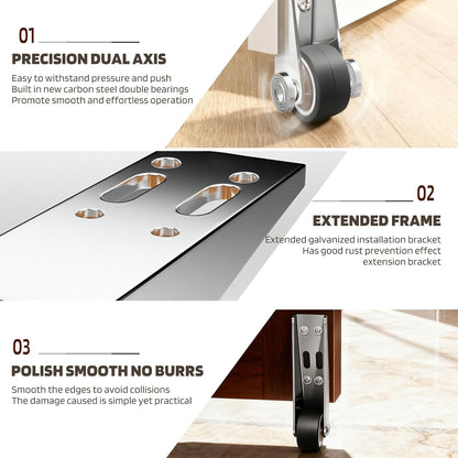 Universal Furniture Sliding Track Roller Wheel