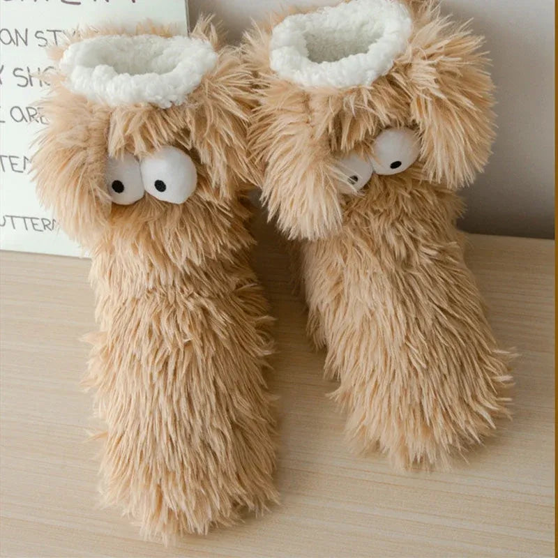 🧦 Women's Cozy Plush Slipper Socks | Warm Fleece Anti-Slip for Cozy Winter Days At Home❄️