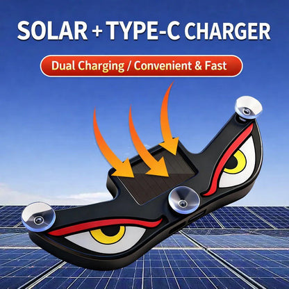 🔥Solar Demon Eye LED Car Window Light