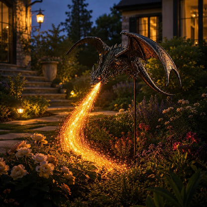🔥🐲Solar Dragon Fire Garden Light