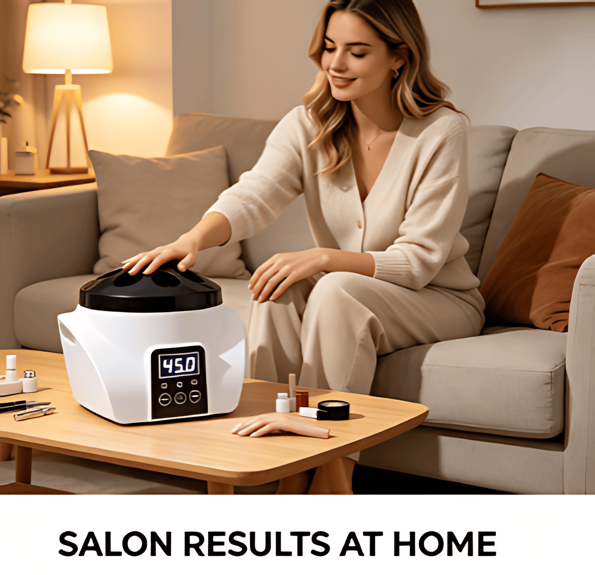 Professional Steam Gel Nail Remover | Digital Display At-Home Steamer