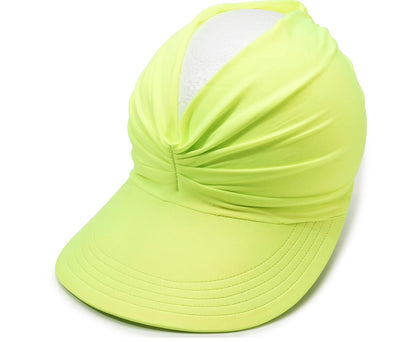 Sun Visor Ponytail Hat