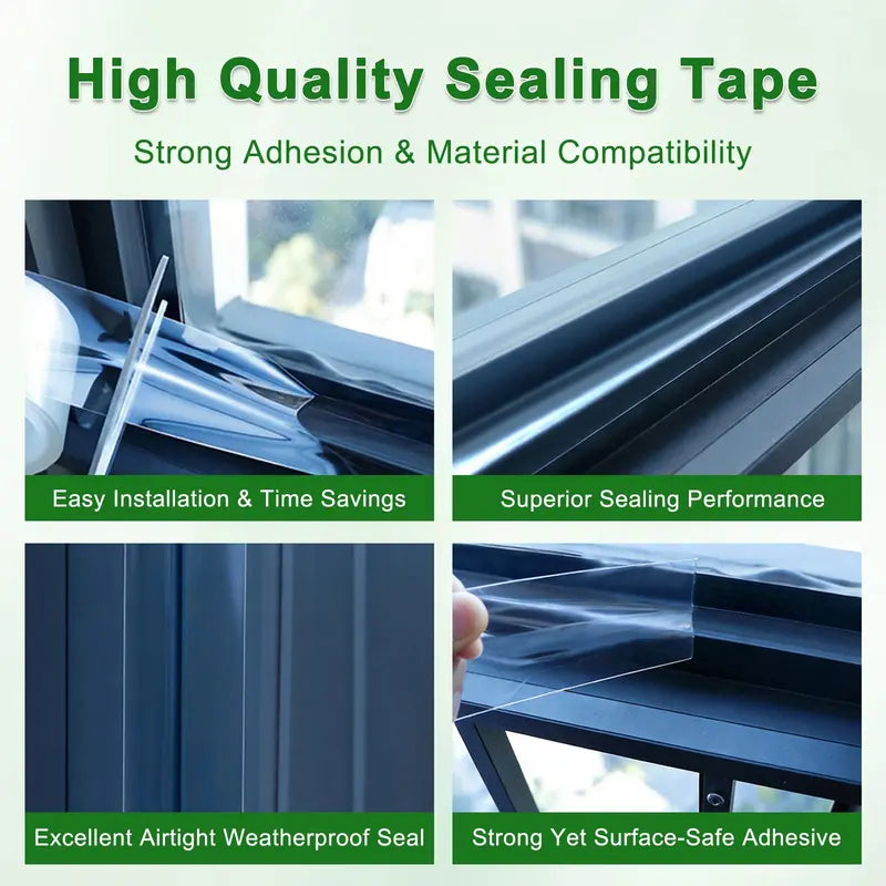 Clear Window Sealing Tape – Waterproof, Draftproof & Easy to Remove