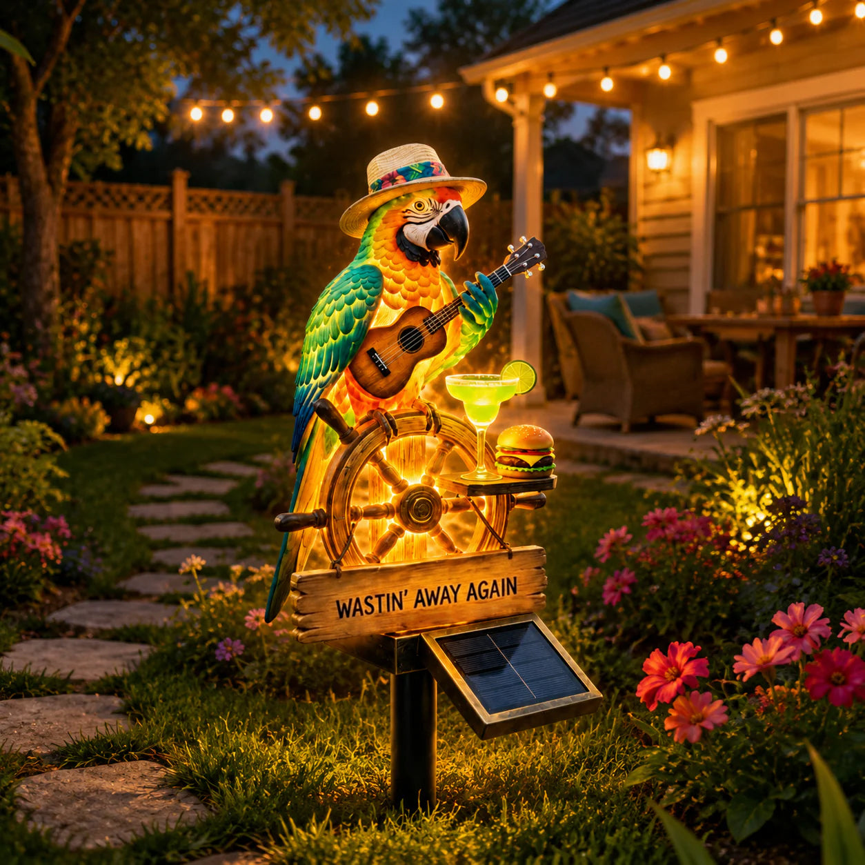 🎁Last Day 49% OFF🔥 - 🌴 Solar-Powered Parrot Garden Light