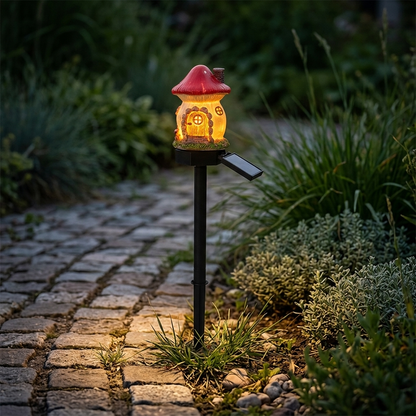🍄🏡 Solar Mushroom Garden Light – Create a Cozy Fairy-Tale Glow Outdoors 🌙