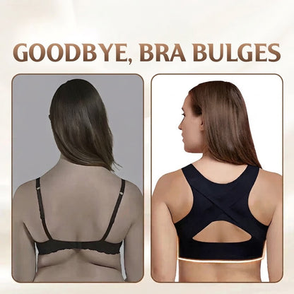 ✨50% OFF NOW! 👙 Front Closure Cross-Back Wireless Posture Bra – Ultra Push-Up, All-Day Comfort & Natural Lift for a Slimmer, Taller Silhouette 💖